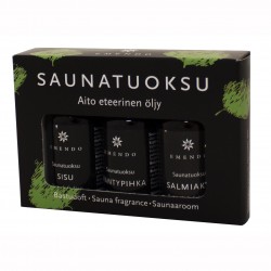 Esencias Salmiakki, Pino y Sisu 3 x 10 ml Emendo para sauna