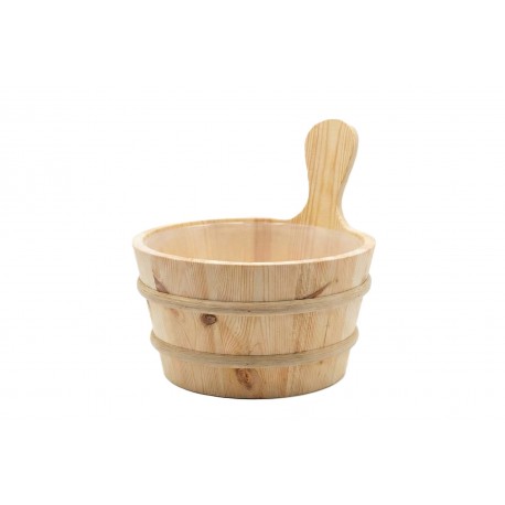 Cubo de madera de 4 litros